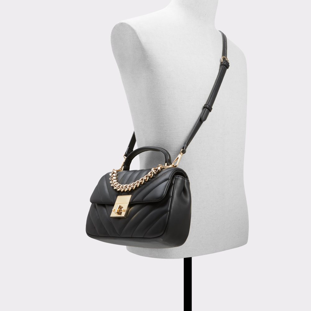 Black Aldo Hayssx Top Handle Handbag | 71QVACNHR