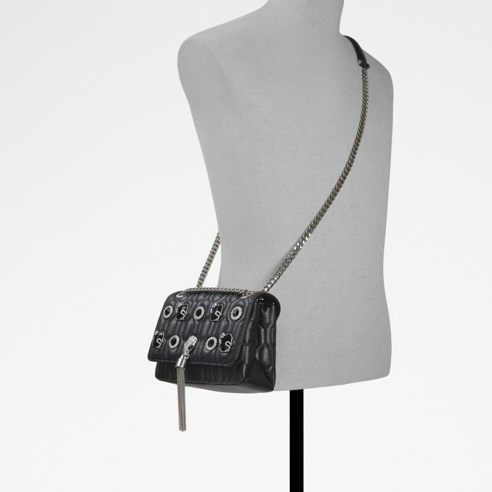 Black Aldo Heirloom Clutch Bag | 63QTNGPMF