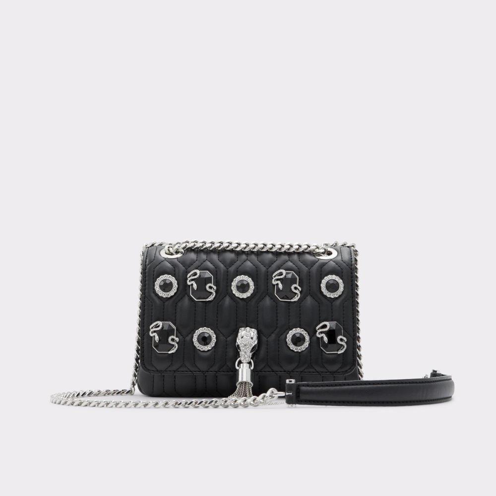 Black Aldo Heirloom Clutch Bag | 63QTNGPMF