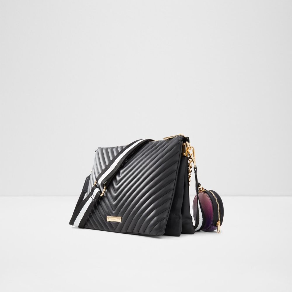 Black Aldo Henie Crossbody Bags | 37VWQUHOG