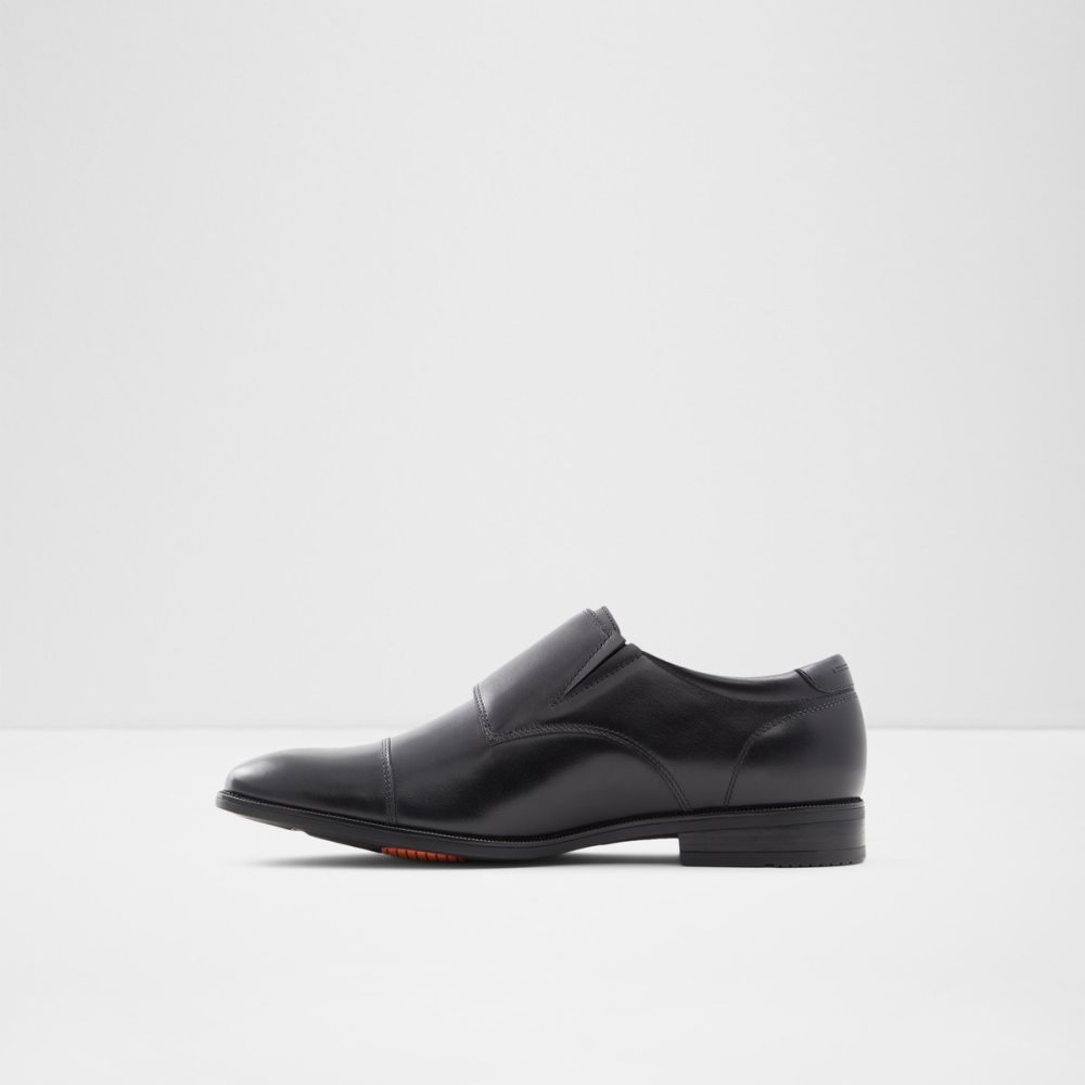 Black Aldo Holtlanflex Monkstrap Loafers | 89LUKWFOY