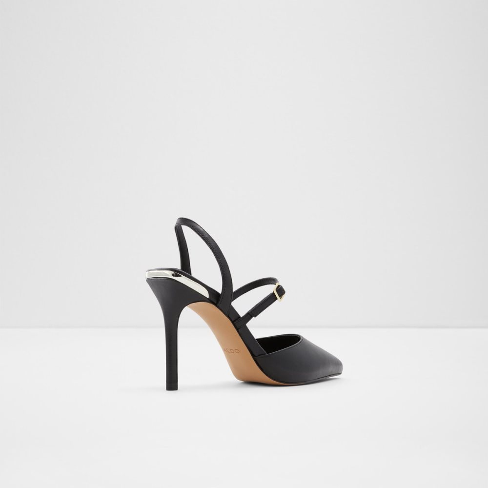 Black Aldo Jeriebaen Strappy Heeled - Stiletto Heels | 24ECSMYLN