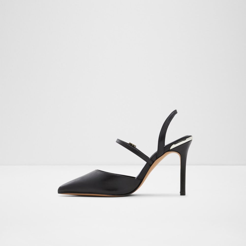 Black Aldo Jeriebaen Strappy Heeled - Stiletto Heels | 24ECSMYLN