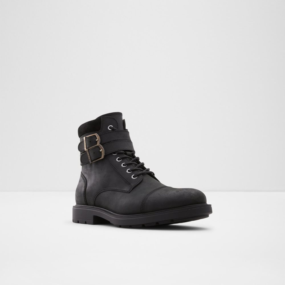 Black Aldo Jokubas Lace-up Lace Up Boots | 45JYIMZEQ