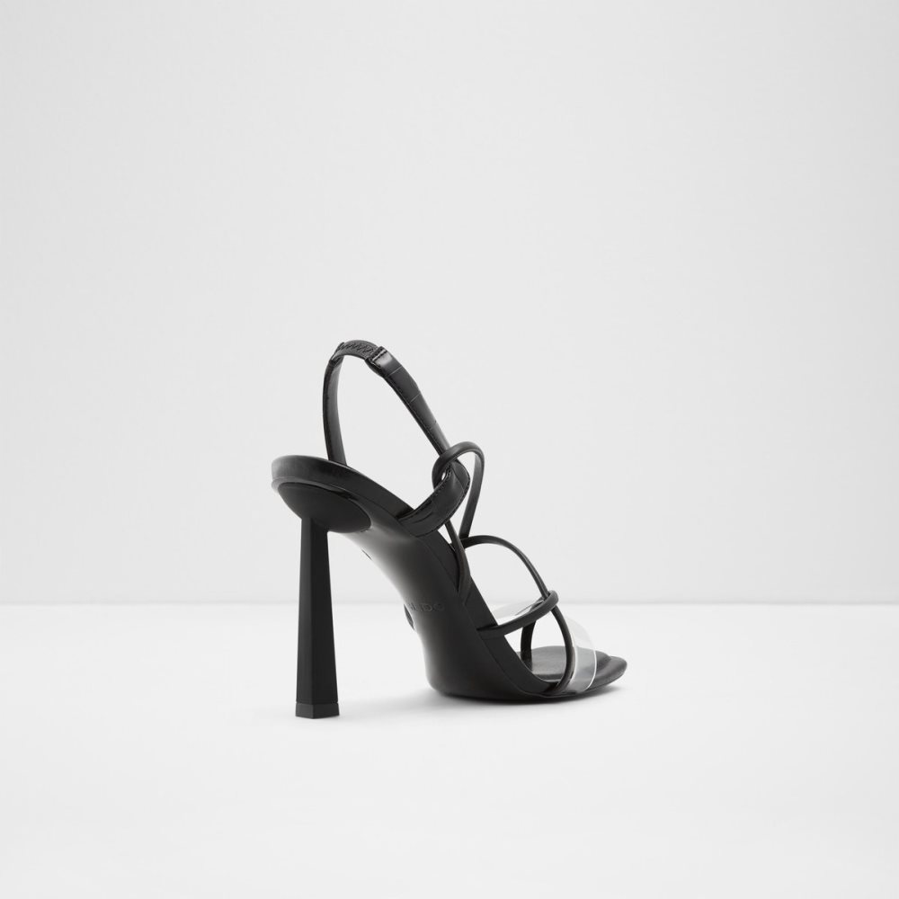 Black Aldo Juliet Thong Sandal Sandals | 69OTLJEZU