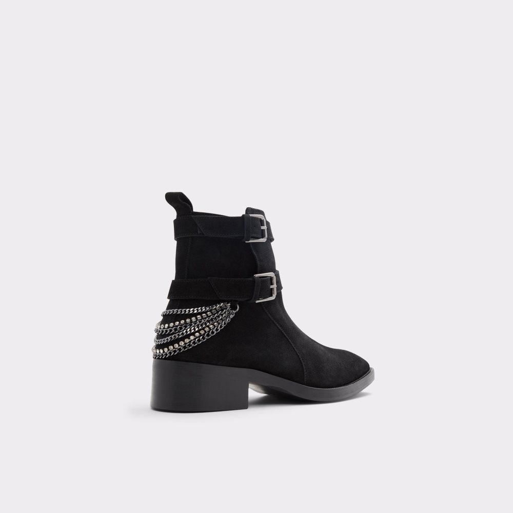 Black Aldo Kairi Ankle Boots | 38UBZOIHJ