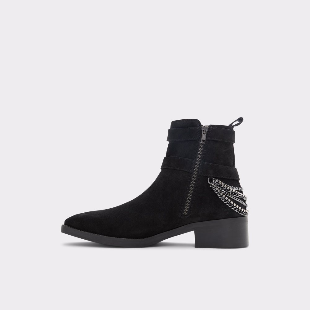 Black Aldo Kairi Ankle Boots | 38UBZOIHJ