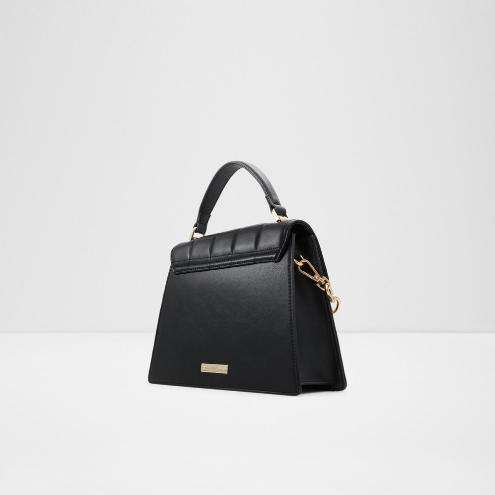 Black Aldo Kamelia Top Handle Clutch Bag | 02LRUWBHP