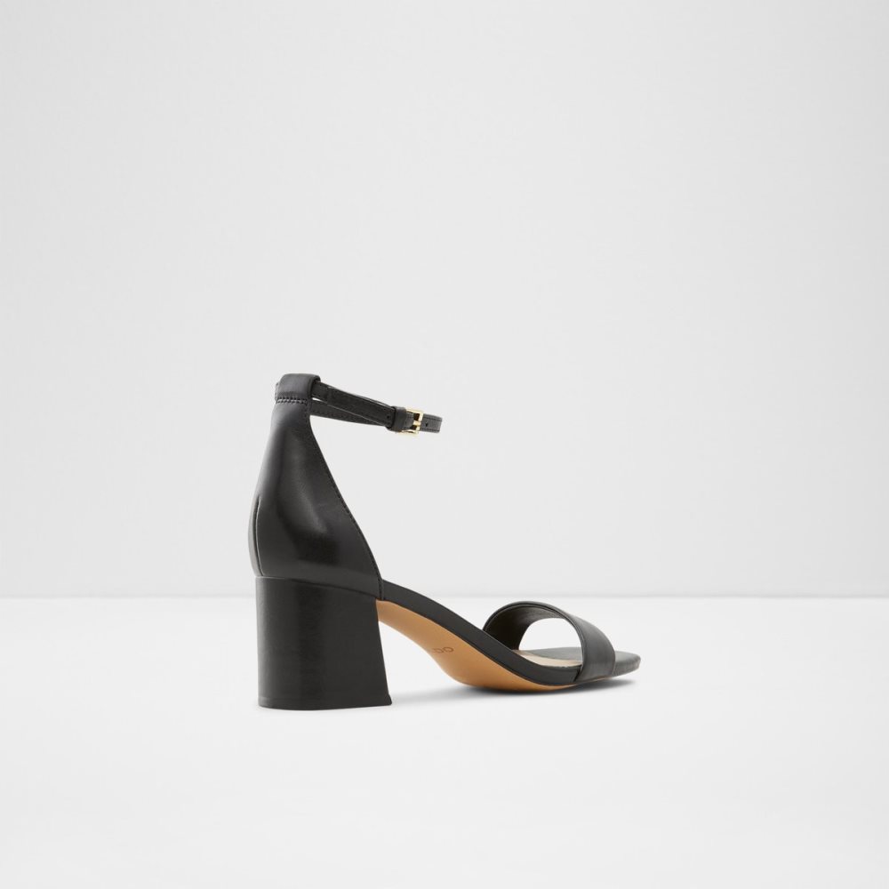 Black Aldo Kedeaviel High Sandal Heels | 78HUDVWCK