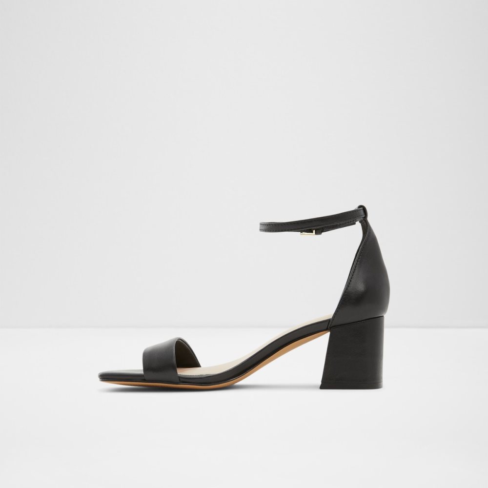 Black Aldo Kedeaviel High Sandal Heels | 78HUDVWCK