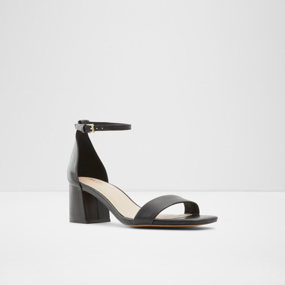 Black Aldo Kedeaviel High Sandal Heels | 78HUDVWCK