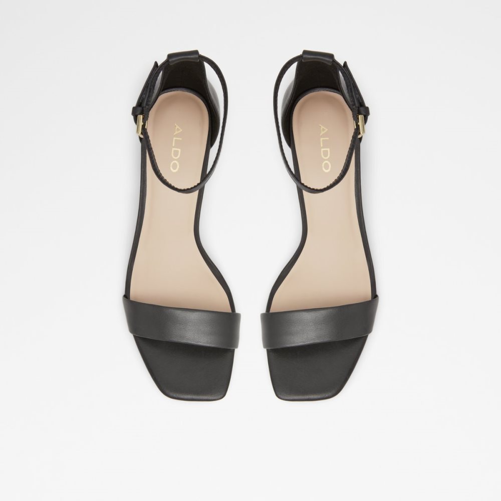 Black Aldo Kedeaviel High Sandal Heels | 78HUDVWCK