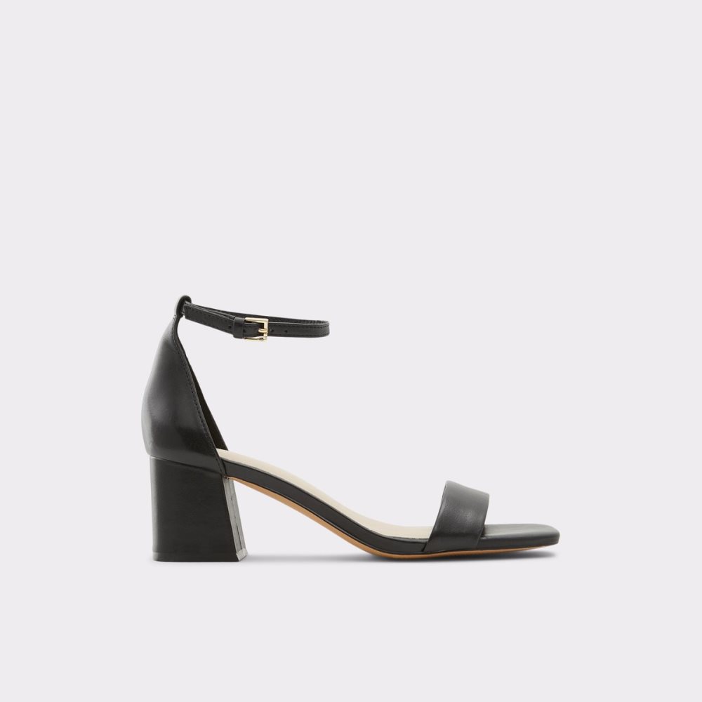 Black Aldo Kedeaviel High Sandal Heels | 78HUDVWCK