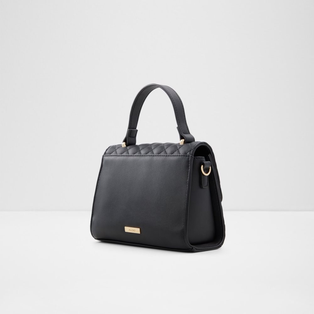 Black Aldo Kibara Top Handle Handbag | 02VTOFXGE