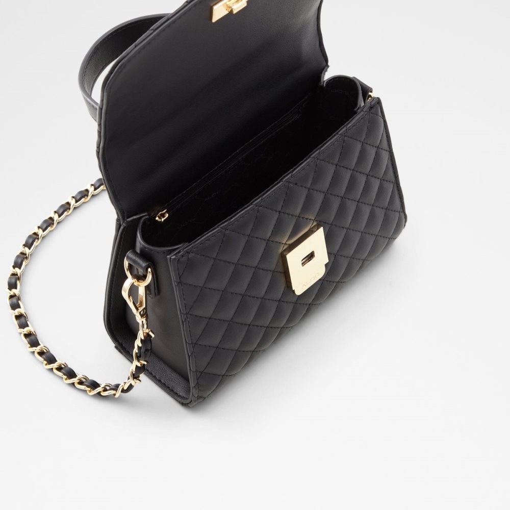 Black Aldo Kibara Top Handle Handbag | 02VTOFXGE