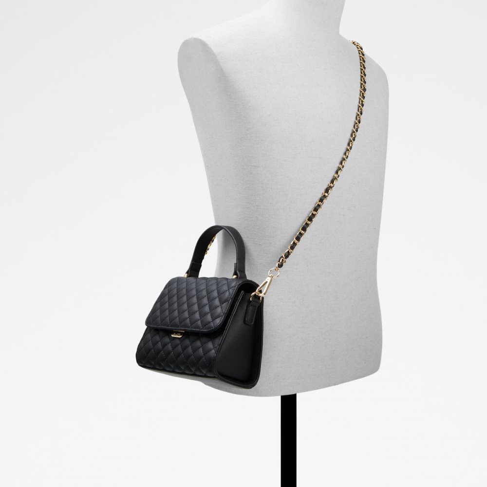 Black Aldo Kibara Top Handle Handbag | 02VTOFXGE