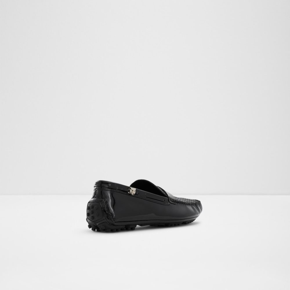 Black Aldo Kohn Driving Casual Shoes | 76DQZTNLF