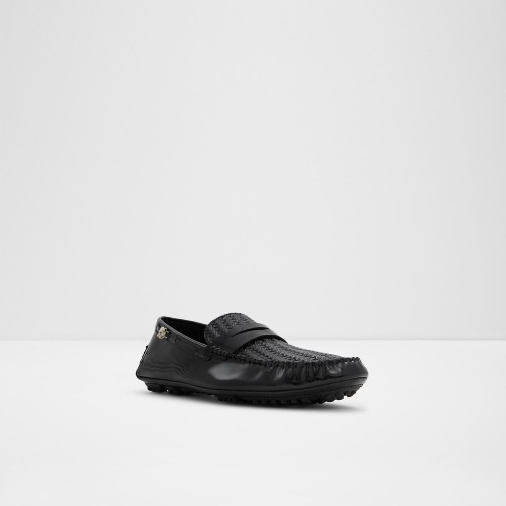 Black Aldo Kohn Driving Casual Shoes | 76DQZTNLF