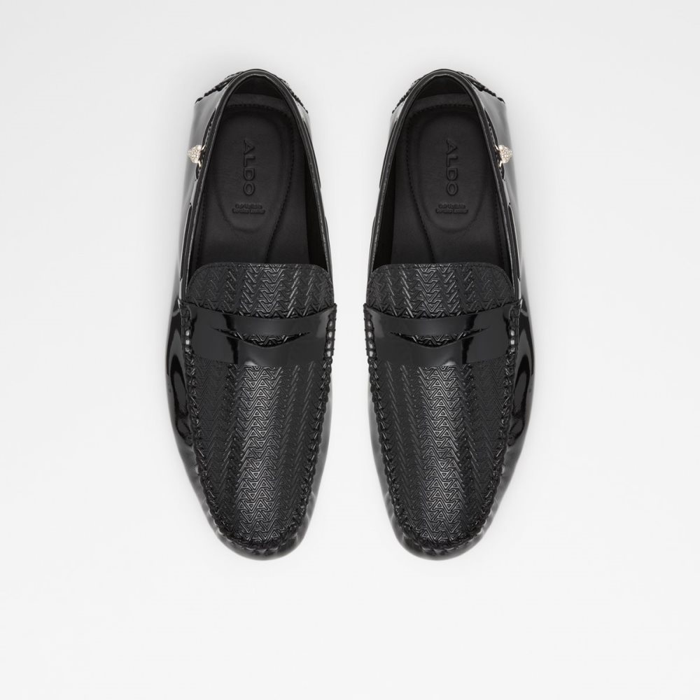 Black Aldo Kohn Driving Casual Shoes | 76DQZTNLF