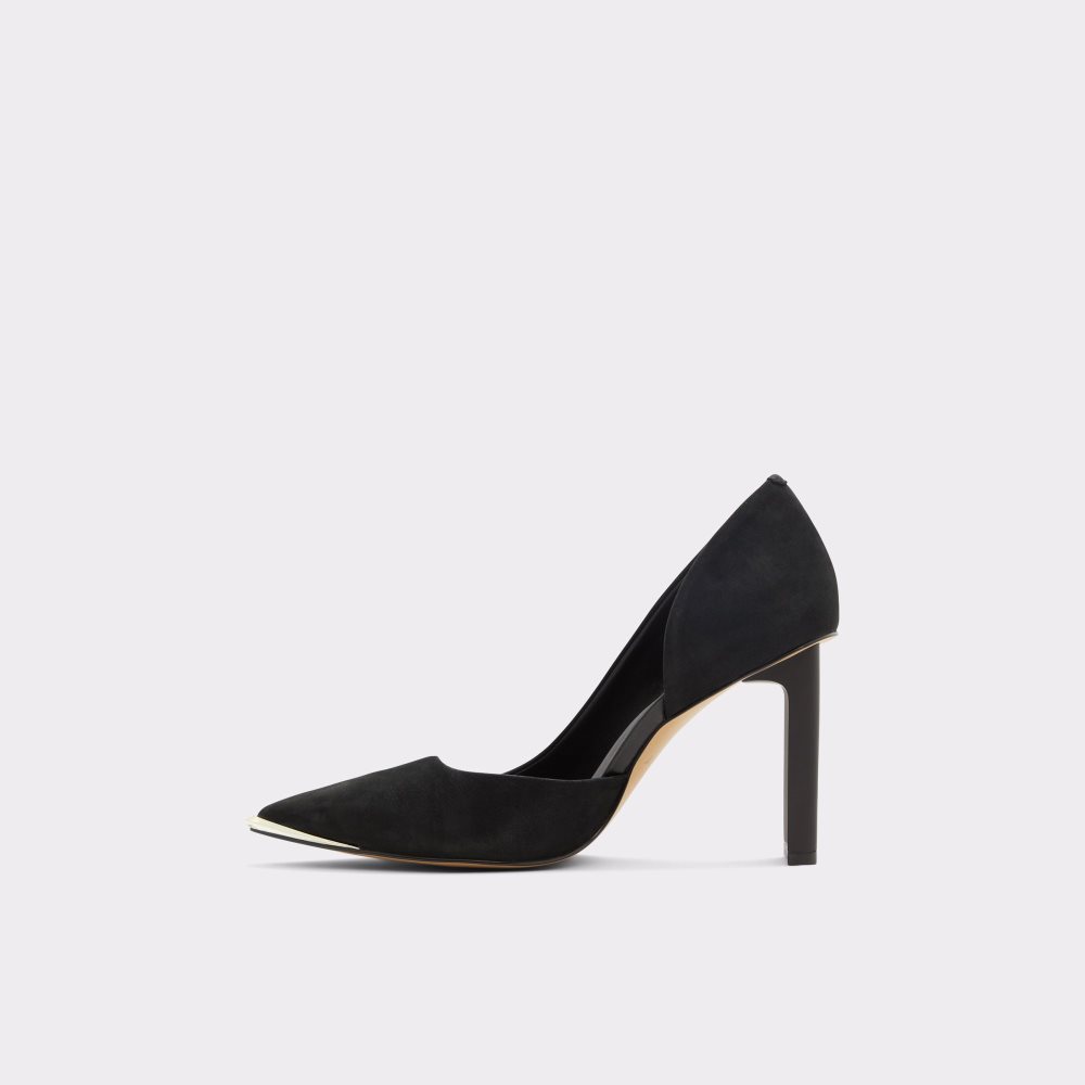 Black Aldo Koilla Pump Heels | 85NFEYMBR