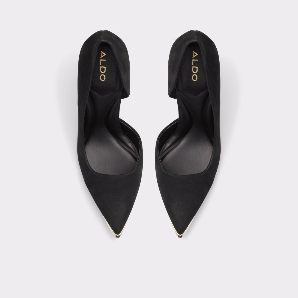 Black Aldo Koilla Pump Heels | 85NFEYMBR