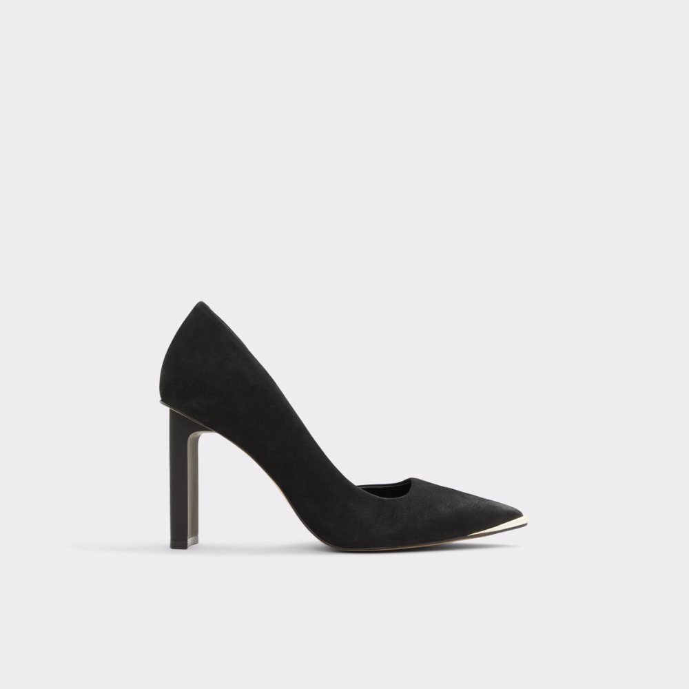 Black Aldo Koilla Pump Heels | 85NFEYMBR