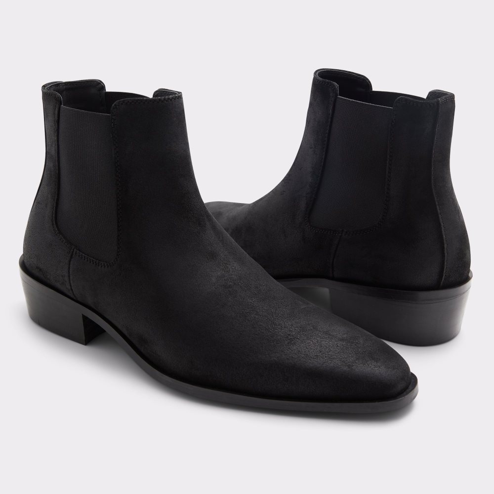 Black Aldo Kona Chelsea Boots | 89GVEMSTF