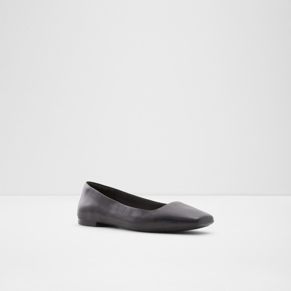 Black Aldo Koosaflex Ballerina | 56LMFKGPI