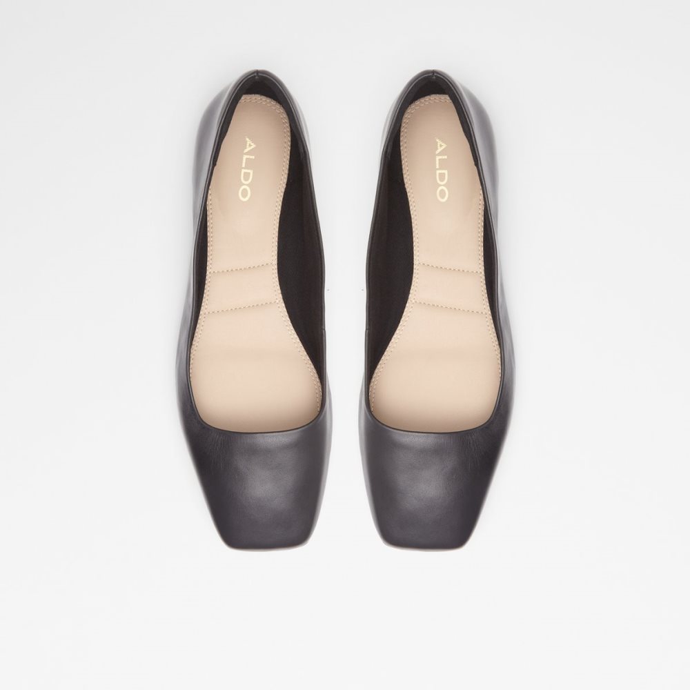 Black Aldo Koosaflex Ballerina | 56LMFKGPI