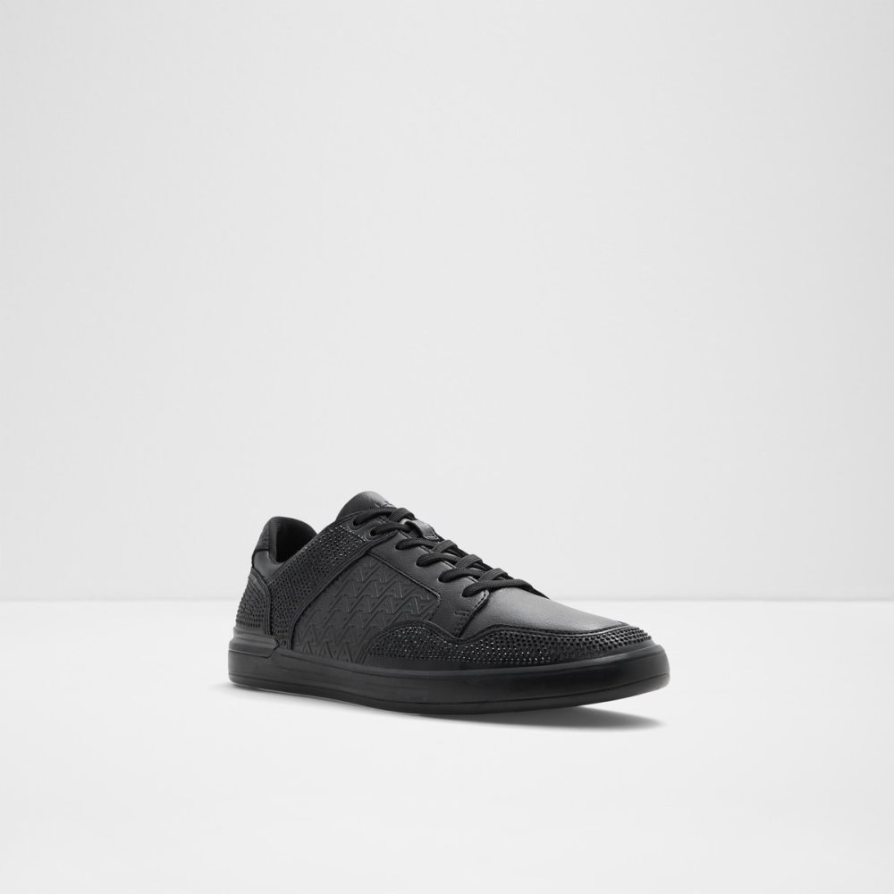 Black Aldo Lauder Low Top Sneakers | 59OSYDLQE