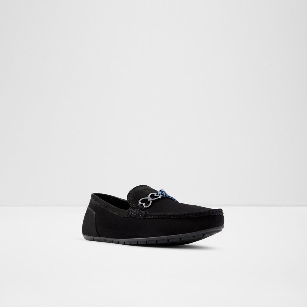 Black Aldo Lazuri Driving Casual Shoes | 63IOUALSX