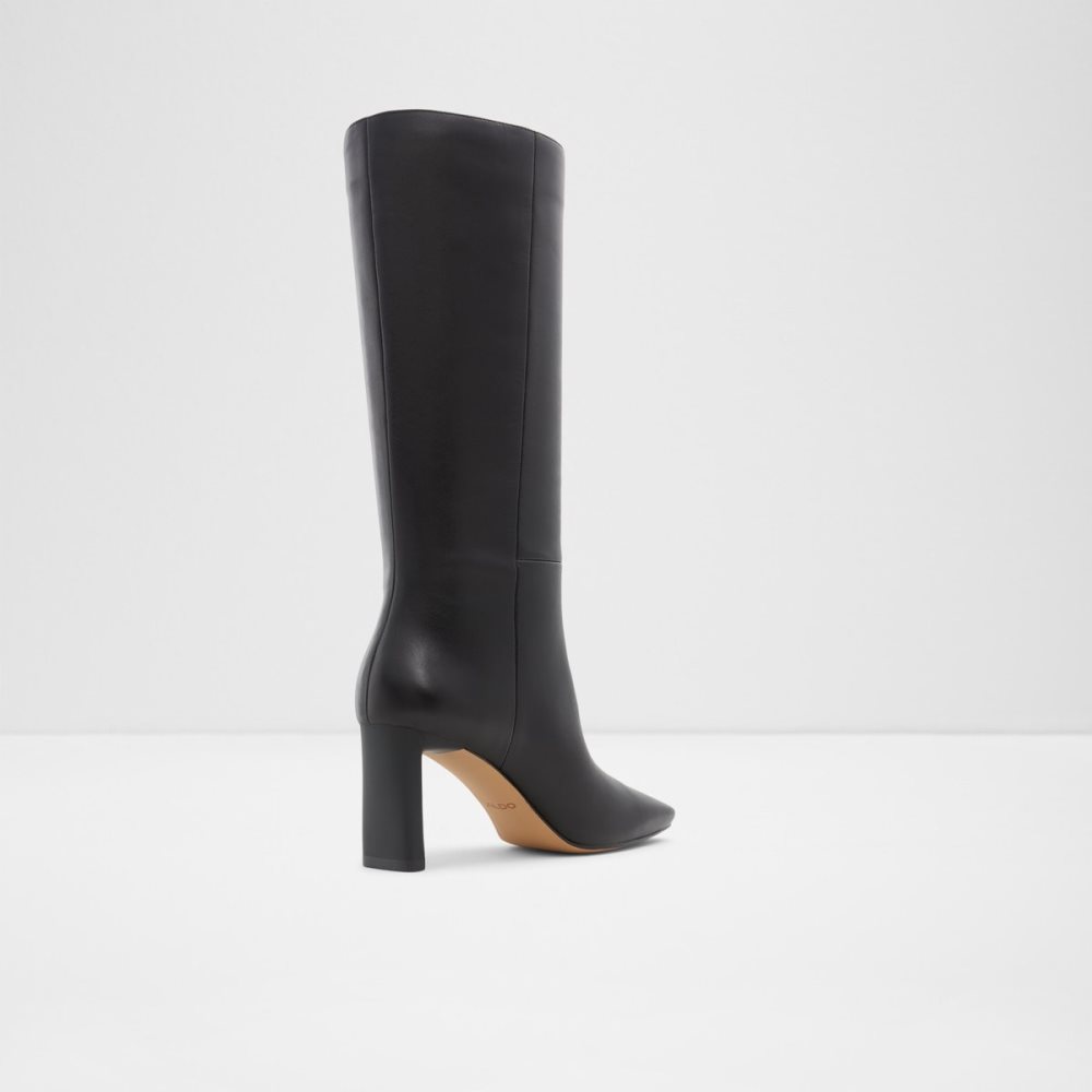 Black Aldo Lille Mid-calf Tall Boots | 21KSEQZWN