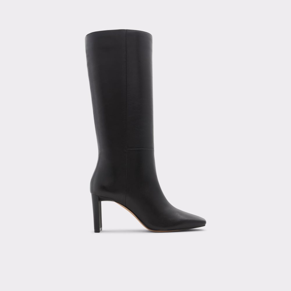 Black Aldo Lille Mid-calf Tall Boots | 21KSEQZWN