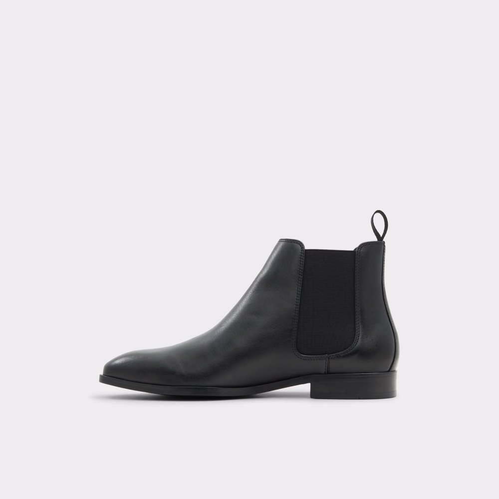 Black Aldo Linguam Chelsea Boots | 83HEIKJDN