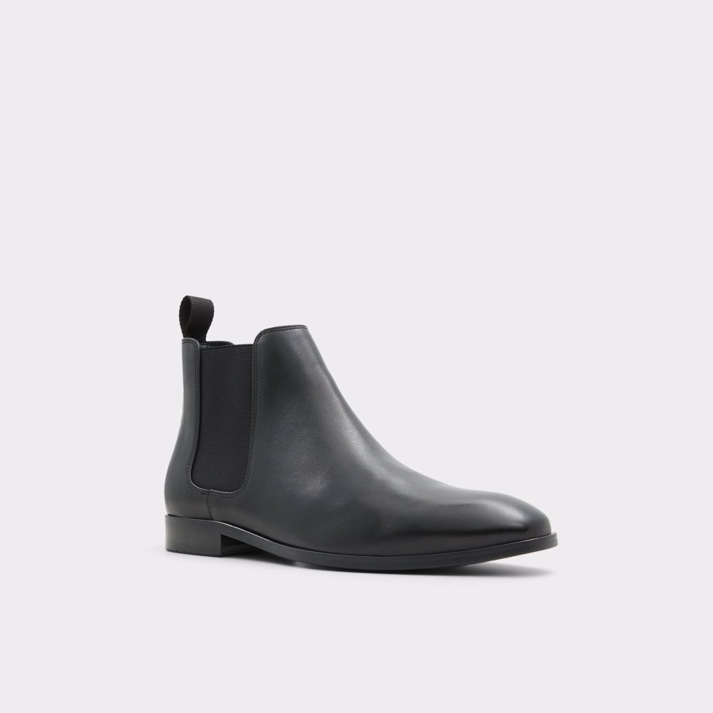 Black Aldo Linguam Chelsea Boots | 83HEIKJDN