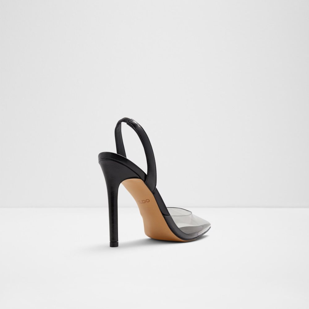 Black Aldo Marie Sling Back High - Stiletto Heels | 69CAENPOV