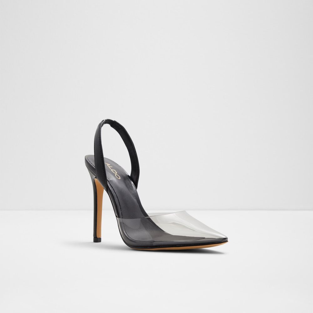 Black Aldo Marie Sling Back High - Stiletto Heels | 69CAENPOV