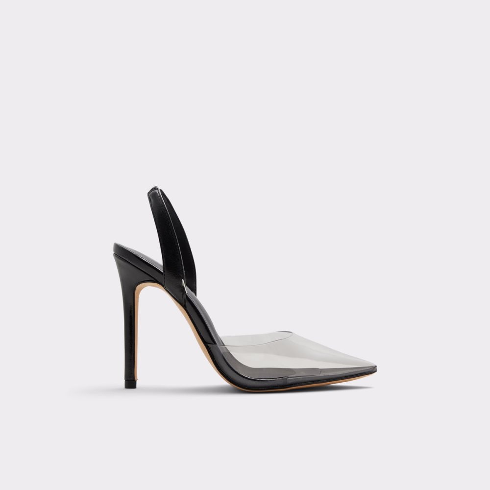 Black Aldo Marie Sling Back High - Stiletto Heels | 69CAENPOV