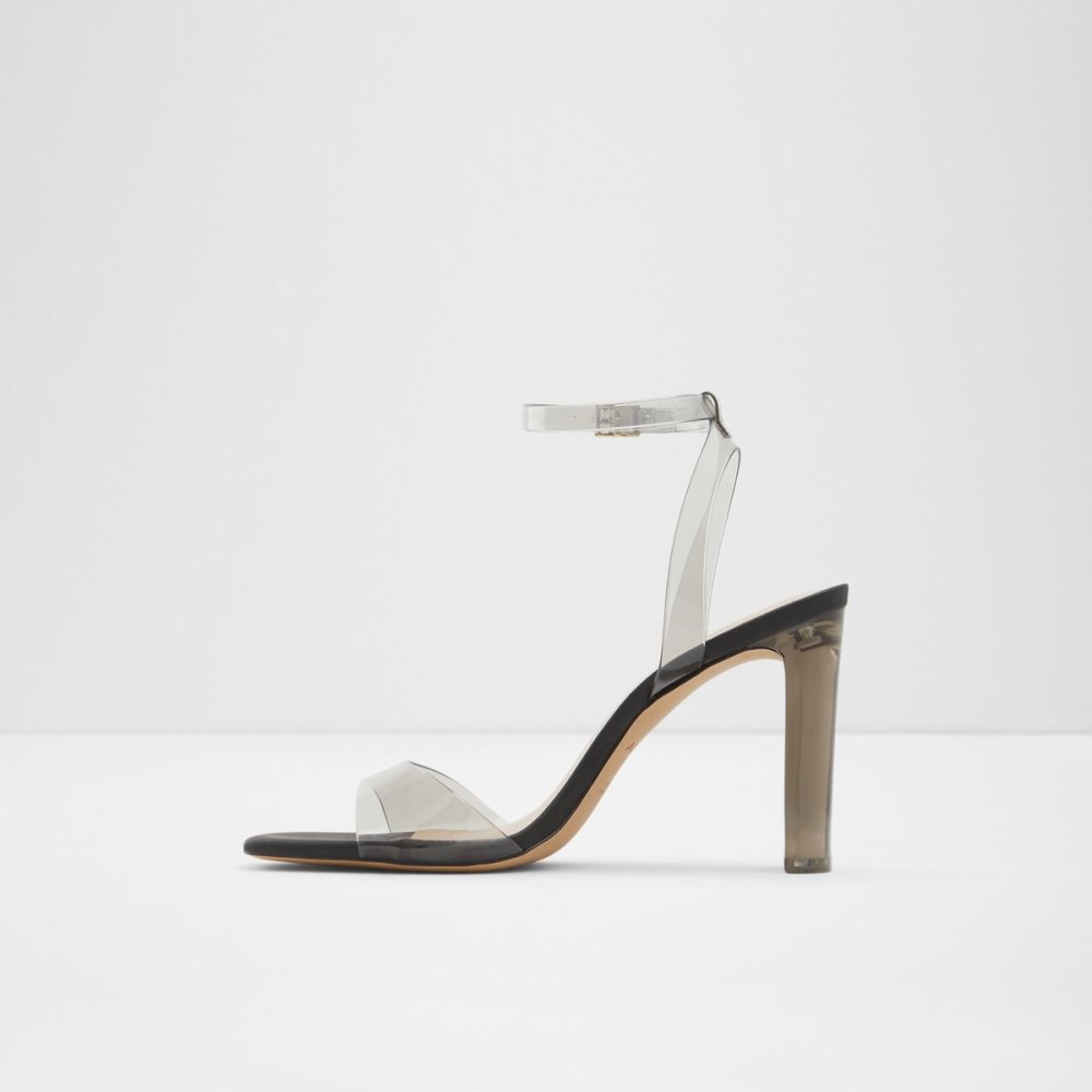 Black Aldo Miracia Heeled Sandal Sandals | 24YUPMDWA