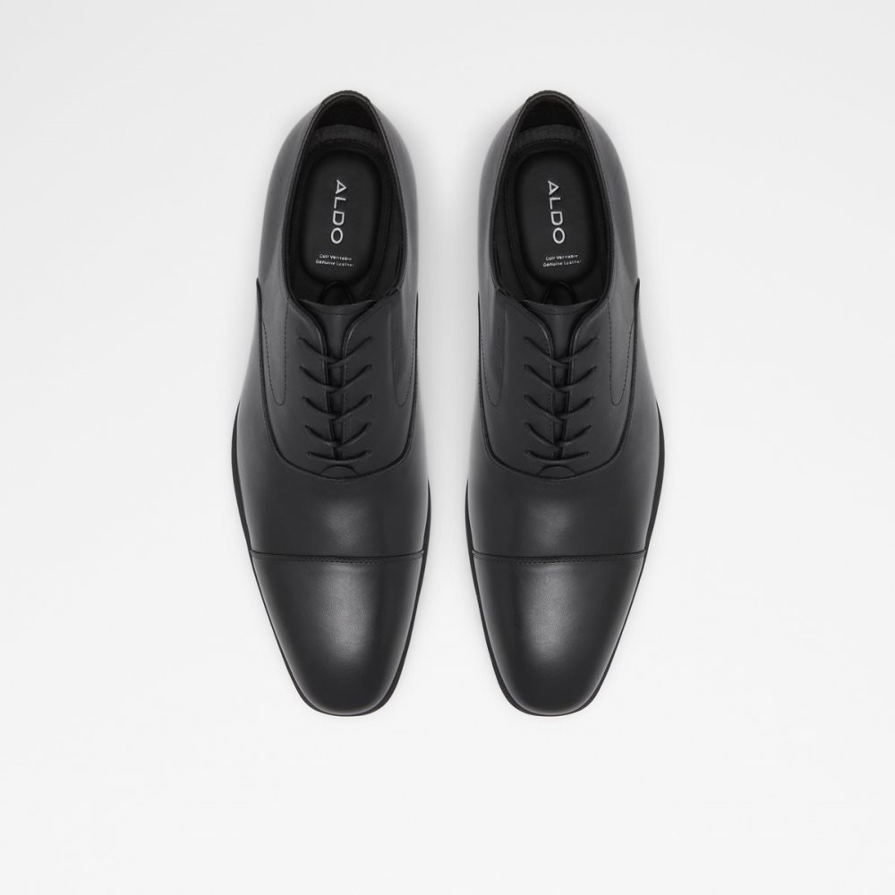 Black Aldo Miraylle Oxfords Shoes | 86LBNMJCW