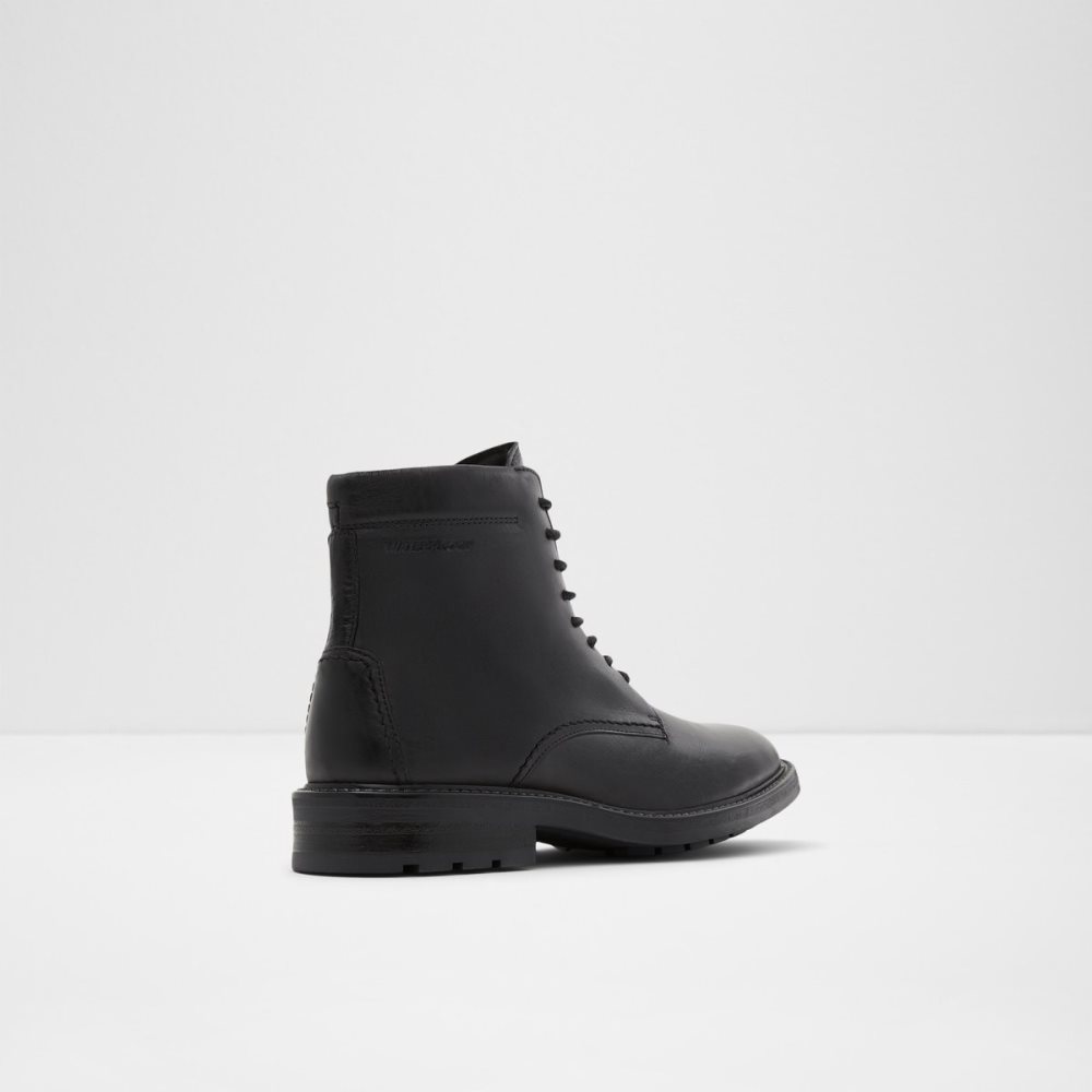 Black Aldo Mireridien Lace-up Lace Up Boots | 40OPUBFZV