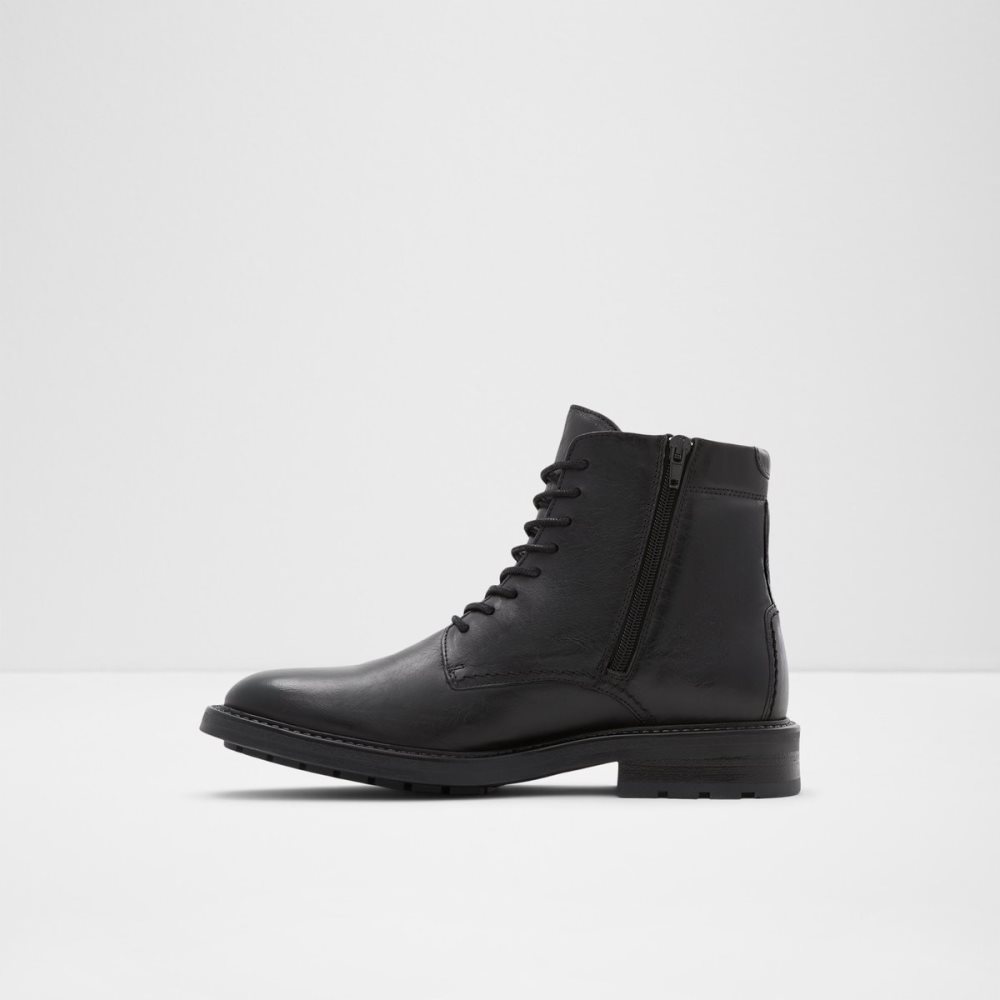 Black Aldo Mireridien Lace-up Lace Up Boots | 40OPUBFZV