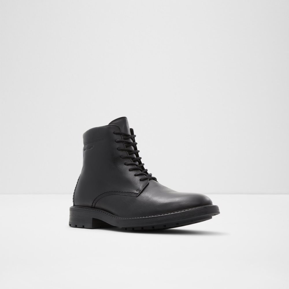 Black Aldo Mireridien Lace-up Lace Up Boots | 40OPUBFZV