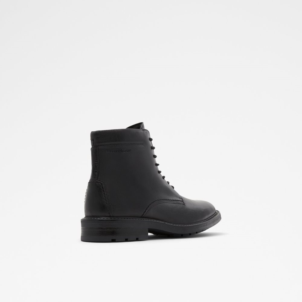 Black Aldo Mireridien Lace-up Lace Up Boots | 40OPUBFZV