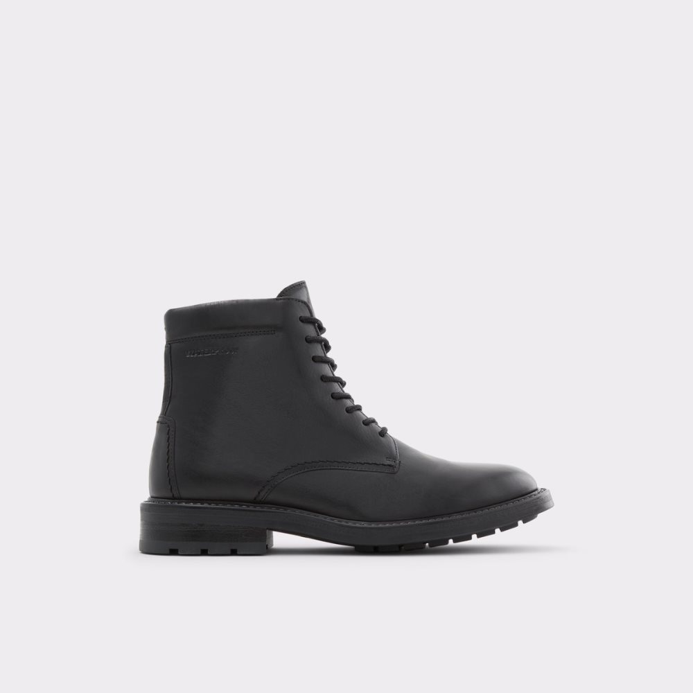 Black Aldo Mireridien Lace-up Lace Up Boots | 40OPUBFZV