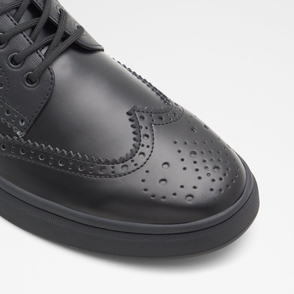 Black Aldo Monolite - Cup Sole Oxfords Shoes | 37XBCGIAS