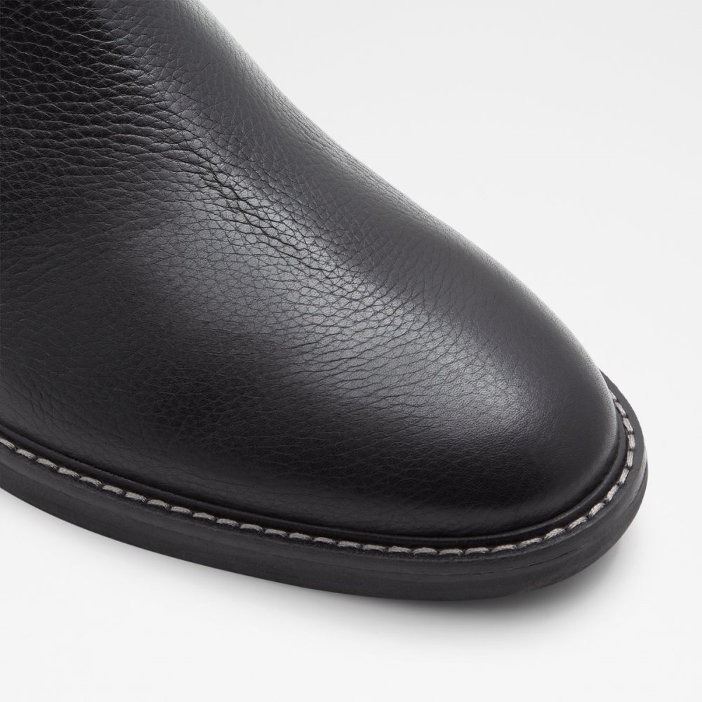 Black Aldo Moongrip Chelsea Boots | 10UKNHADI