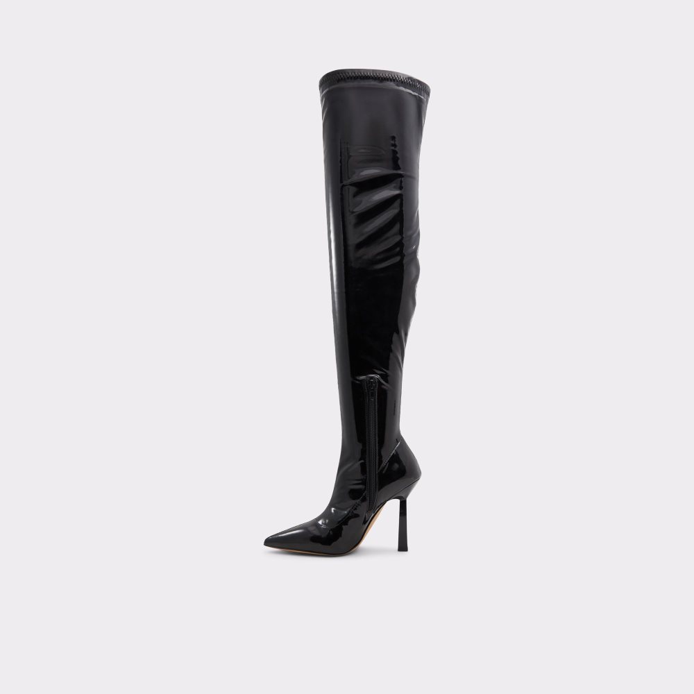 Black Aldo Nella Over-the-knee Tall Boots | 42PXVCODG