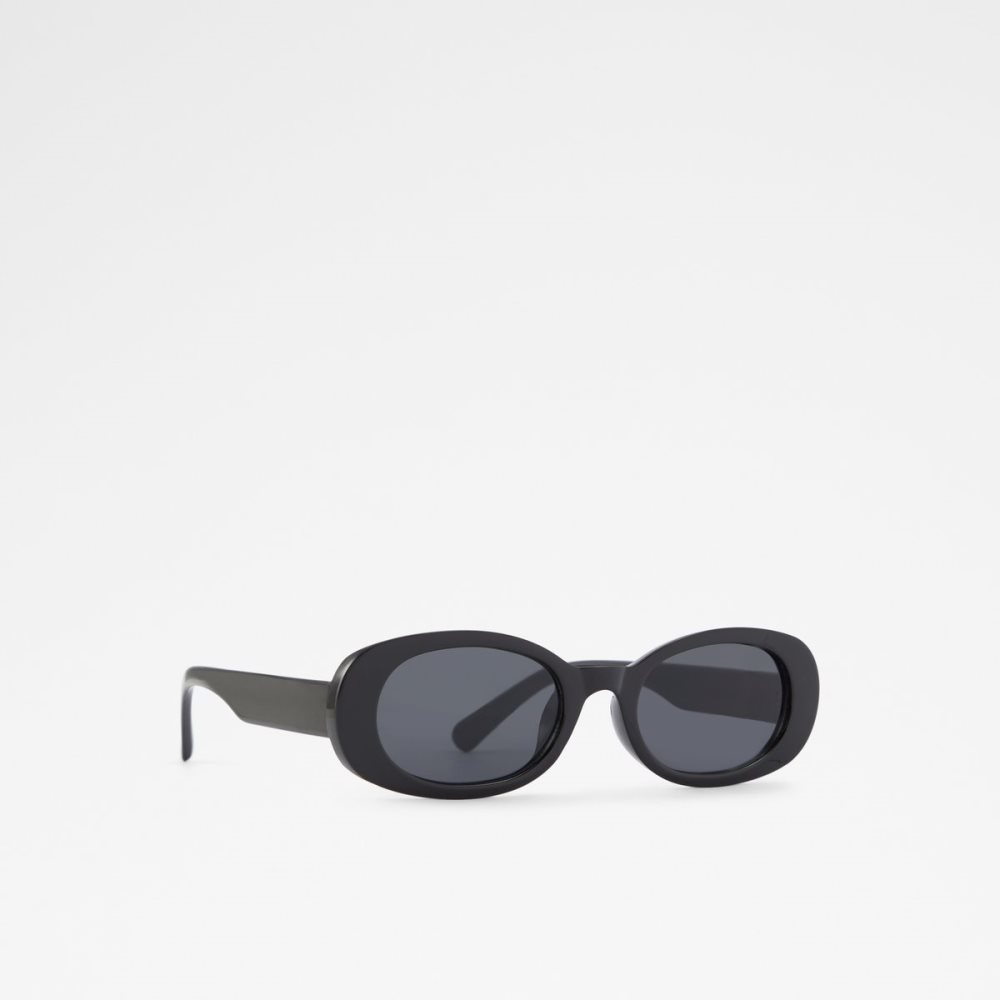 Black Aldo Onoren Round Sunglasses | 50AVGULFW