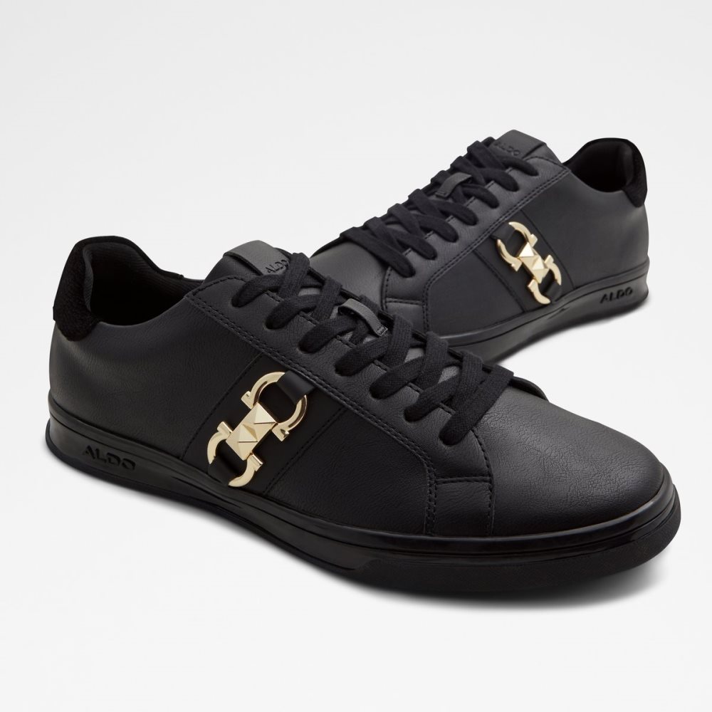 Black Aldo Pele Low Top - Cup Sole Sneakers | 17BEGANTJ